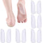 5 Pairs Medial & Lateral Heel Wedge Silicone Insoles - Corrective Adhesive Shoe Inserts for Foot Alignment, Knock Knee Pain, Bow Legs, Osteoarthri...