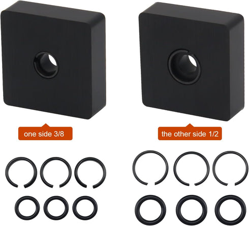 1/2" and 3/8" Impact Retaining Socket Clip with O-Ring, Including Anvil Retaining Ring Install Tool for Milwaukee Electric/Pneumatic Wrench?6/Pack...
