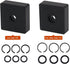1/2" and 3/8" Impact Retaining Socket Clip with O-Ring, Including Anvil Retaining Ring Install Tool for Milwaukee Electric/Pneumatic Wrench?6/Pack...