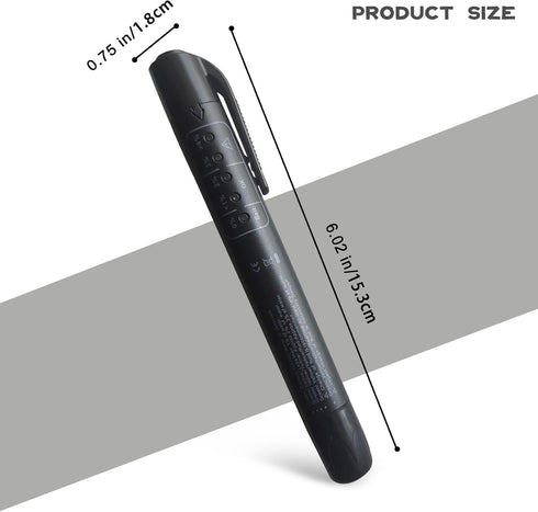 1PC Brake Fluid Test Pen, Automotive Brake Fluid Test Pen, Automotive Diagnostic Test Tool with 5 LEDs, Automotive Brake Diagnostic Test Tool for ...
