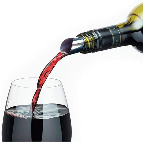 Selection of Colorfully Printed Wine Disc Pourer Bundles that will stop the drop (6)...