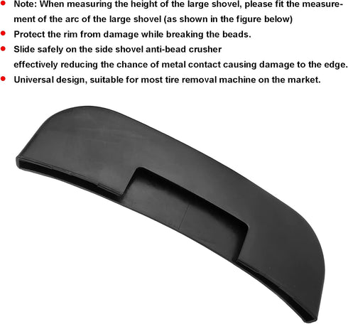 Tire Pressure Shovel Protective Sleeve, Tyre Shovels Cover Sheath Tires Change Protector Sleeve Bead Breaker Covers Rims Protection Accessories fo...
