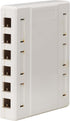 Tripp Lite 12-Port Surface-Mount Box for Keystone Jacks, Additional Breakout Pieces for Wide Compatibility, Mounting Screws Included, TAA Complian...