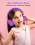 ELECDER Kids Headphones, S8 Wired Headphones for Kids with Microphone for Boys Girls, Adjustable 85dB/94dB Volume Limited, 3.5 mm Jack for School/...