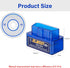 Mini Bluetooth OBD2 Scanner, Car Diagnostic Scan Tool for Android Symbian Windows System, Automotive Check Engine Light Wiring Scanner Adapter, Cl...