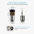 4pcs 900 Lumens Super Bright 9-30V 1157 2057 2357 7528 BAY15D LED Bulbs 3014 54-EX Chipsets with Projector for Turn Signal Lights, Amber Yellow...