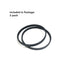 Vacuum Belts Compatible with Shark Rotator Powered Lift-Away Vacuum Cleaner,Fits Model NV650 NV680 NV751 NV752?2-Pack?...