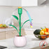 Foldable Table Fan for Tables: Outdoor Indoor Table Fans, Picnic Accessories,Tabletop Fans Rotators with Holographic Blades, Fan For Parties, Barb...