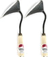 SERENITA Lawn Grass Edger Hoe Garden Tool Weeding Tools for Garden. Homi Korean Plow Easy Digger with Blade. Less Effort Easy Farming Tool 2pcs...