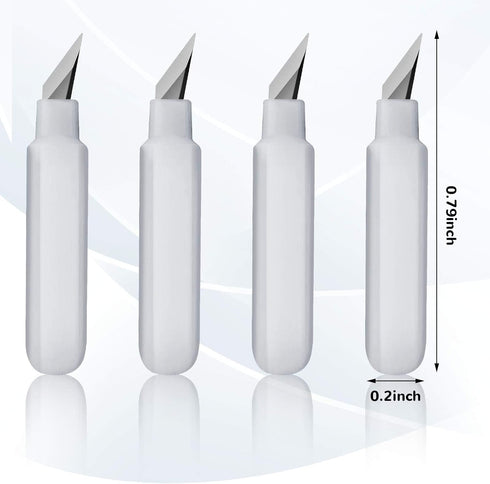 5 Pieces 360 Degree Swivel Craft Knife Rotating Replacement Blade Circle Cutting Knife Tool with Box for Vinyl Paper Foam Crafts...