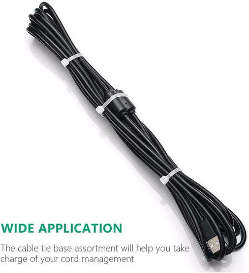 10Gtek Nylon Zip Ties (1000pcs) 3 Inch with Self Locking Cable Ties in White...