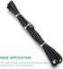 10Gtek Nylon Zip Ties (1000pcs) 3 Inch with Self Locking Cable Ties in White...