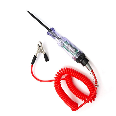 Car Voltage Tester with Indicator Light Automotive Test Lamp Voltage Tester Current Tester Car Test Pen with Crocodile Clamp 6/12/24V...