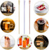 Coffee Spoons, 304 Stainless Steel Long Coffee Stir Sticks, 3 pcs Cocktail Spoons, 10 inch Beverage/Drink Stirring Spoons, Tea Spoon with Long Han...