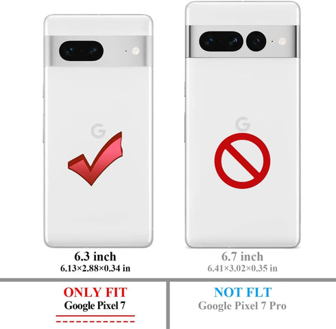 for Google Pixel 7, Baseball Sports White Pattern Shock-Absorption Hard PC and Inner Silicone Hybrid Dual Layer Armor Defender Case Protective Cov...