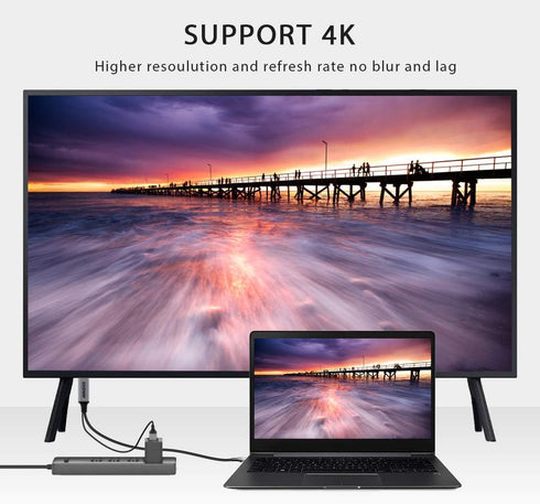 USB C to HDMI Adapter with Charging Cable, Type c to HDMI Adapter 4K 30Hz Compatible with MacBook 2018 iPad Pro,iMac,ChromeBook Pixel,Galaxy S9 No...