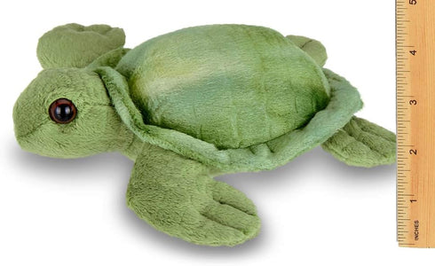Bearington Collection Lil' Shelton Plush Sea Turtle Stuffed Animal, 7 Inches...