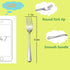 LIANYU 12-Piece Toddler Forks, Kids Silverware Forks for 2-10 Year Old, Children Cutlery Flatware Set, Kids Utensils Forks Set for Home Preschools...