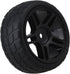 12mm Hub Wheel Rims & Rubber Tires Compatible with RC 1/10 on-Road Touring Racing Drift Car(Pack of 4)...