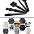 10 in 1 Portable Plastic Handle Nylon Anti Static Brushes Keyboard Cleaning Brush Kit for Cleaning Computer Keyboard Car Lab (Black)...