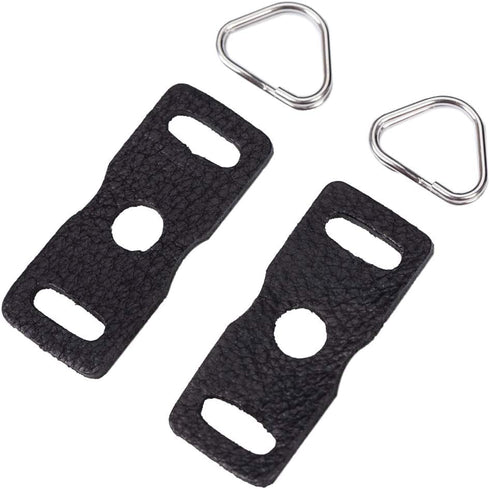 Leather Protector Cover Pad Lug Ring Camera Strap Triangle Split Ring Hook for DSLR Rangefinder SLR Mirrorless Camera with Round Hole Interface...