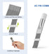 LANMU Air Conditioner Evaporator Coil Cleaning Brush AC Condenser Coil Fin Comb Straightener HVAC Cleaner Brush (1 Fin Comb + 1 Dual-Sided Evapora...