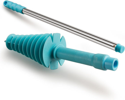 Samshow Toilet Plunger Toilet Dredge Designed for Siphon-Type, Power Cleaned Toilet Pipe, Patented, Stainless steel Handle with Wall Hook...