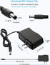 ALITOVE 5V 1A Power Supply 100-240V AC to DC 5V Power Cord 5 Volt 1A 5W AC/DC Power Adapter Converter with 5.5X 2.5mm 2.1mm Tip for LED Light Spea...