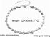 Gold Ankle Bracelets for Women 14K White Gold Plated Heart Charm Link Flat Anklets for Women Paperclip Beaded Zircon Chain Anklet...