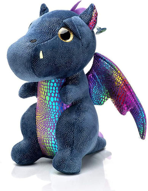Dragon Stuffed Animal Cute Dragon Plush Doll Toy 10 inch Gift for Girls Boys Christmas (Dragon black 25cm)...