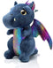 Dragon Stuffed Animal Cute Dragon Plush Doll Toy 10 inch Gift for Girls Boys Christmas (Dragon black 25cm)...
