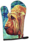 Caroline's Treasures 7013OVMT Bloodhound Oven Mitt Heat Resistant Thick Oven Mitt for Hot Pans and Oven, Kitchen Mitt Protect Hands, Cooking Bakin...