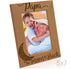 KATE POSH Papa I Love You to the Moon and Back Natural Wood Engraved Picture Frame. Best Grandpa Ever, Father's Day, Papa Gifts for Birthday, from...