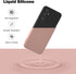 for Samsung Galaxy S24 Case with 2 Pack Screen Protector, Liquid Silicone with Soft Anti-Scratch Microfiber Lining Shockproof Protective Cover for...