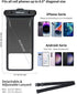 wellhouse Waterproof Phone Pouch, Waterproof Phone Case for iPhone 15 14 13 12 Pro Max XS Samsung, IPX8 3D Cellphone Dry Bag Beach Essentials Blac...