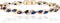 Richapex Diamond Tennis Bracelet for Women, Eternity Bracelet Blue Cubic Zirconia, Gold Plated...