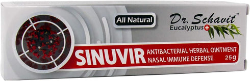 Eucalyptus+ SINUVIR - Herbal Nasal Ointment for Immune Defense. Natural Moisturizer Balm for Relief from Sore Dry Nose, Allergies, Cold Symptoms -...