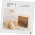 Box Storage Wooden Box Piggy Bank for Adults Art and Crafts for Adults Wooden Tea Organizer Jewelry Storage Case Clear Display Case Sundries Stora...