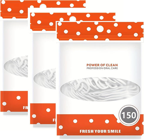 Dental Floss Gentle Clean Soft Floss Stick with Superior Strength Cleaning Between Teeth Dental Floss Picks,Origin 450orange...
