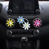 4Pcs Cute Daisies Car Clip, Flowers Car Air Fresheners Vent Clips Charm Air Vent Accessories Cute Car Decor Automotive Interior Trim Car Decoratio...