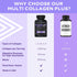 Vital Vitamins Multi Collagen Plus - Biotin, Hyaluronic Acid, Vitamin C - Collagen for Women & Men - Hair Growth Support Supplement - Skin, Nails ...
