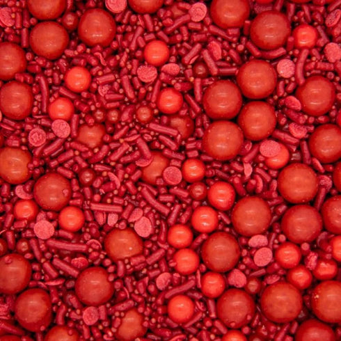 Red Sprinkles Valentines Sprinkles for Cake Decorating Fancy Valentine Sprinkles for Cookie Decorating Valentines Day Sprinkles Edible Cake Decora...