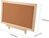 MAGICLULU Wooden Frame Message Board Pin Board for Wall Wood Easel Display Stand Memo Board Display Tripod Holder Stand Wood Tripod Easel Cork Mes...