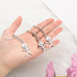 Junkin 3 Pcs Stainless Steel Funny Doodle Keychain 2024 Graduation Keychain Gifts Friendship Jewelry Women Men(Silver)...