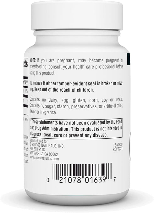 Source Naturals Glutathione, Supplement for Liver Support, 250mg - 30 Capsules...