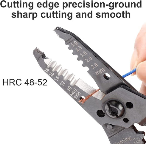 JRready Wire Accessory Tool Electronic System Connector Application Tool (Multi Function Precise stripper Tool)...