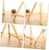 1pc Picture Frame Holder Stand Card Stand Canvas Stand Desktop Stand Photo Holders Table Tripod Natural Wood Frame Mini Tripod Easel Photo Frame P...