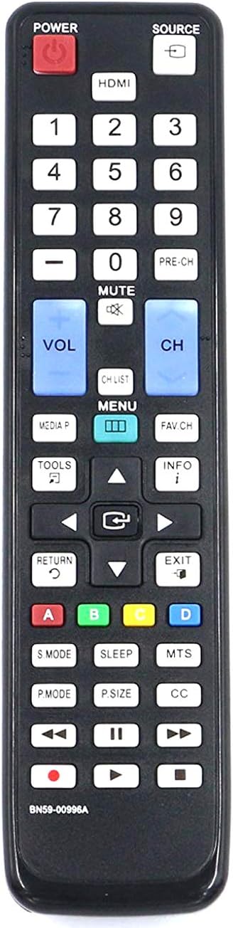 ALLIMITY BN59-00996A Remote Control Replacement for Samsung TV BN5900996A LN32C480 LN32C530 LN32C540 LN37C530 LN40C530 LN40C540 LN46C530 LN46C540 ...