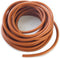 LolliBeads (TM) 5 mm Genuine Round Leather Cord Natural Braiding String Light Brown 5 Meters (5 Yards)...