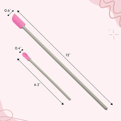 S&T INC. Makeup Spatula and Spoon, Large Silicone Spatula and Mini Spoon Spatula Set for Cosmetics, Shampoo, Hair Care, and Skin Care Products, 2 ...